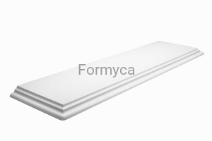 Bianco Barocco 96x24 Agglo Marmor Fensterbank