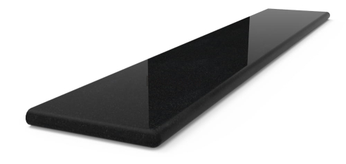 Absolute Black Halbrundstab 3cm