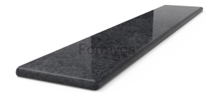Steel Grey HALBRUNDSTAB 3cm  - Granit Naturstein Fensterbank