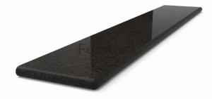 Black Pearl HALBRUNDSTAB 3cm  - Granit Naturstein Fensterbank