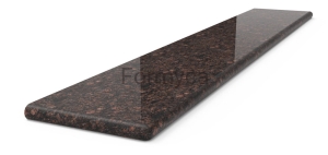 Tan Brown HALBRUNDSTAB 3cm  - Granit Naturstein Fensterbank