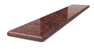 Multicolor HALBRUNDSTAB 3cm  - Granit Naturstein Fensterbank