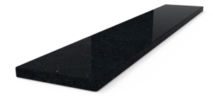 Black Diamante 3cm Quarz Fensterbank