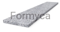 Bianco Crystal Geflammt YS gerade Ecken 3cm