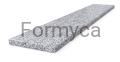 Bianco Crystal Geflammt YS abgerundete Ecken 3cm